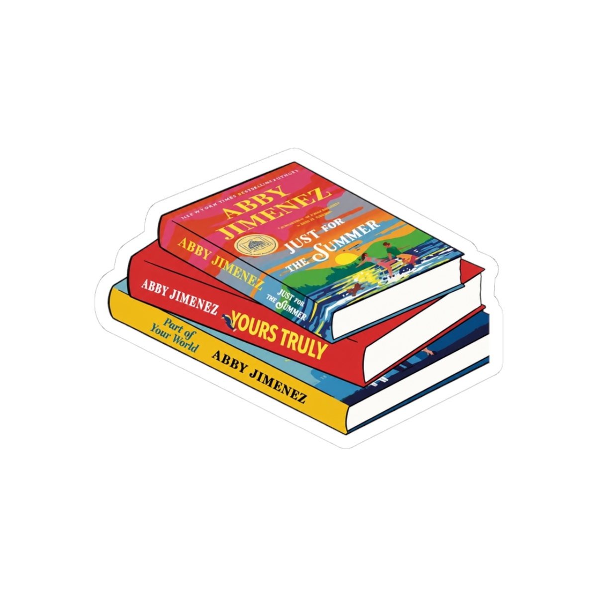 Abby Jimenez Book Stack