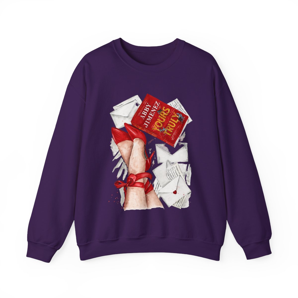 Yours Truly Book Hoodies | Abby Jimenez Book Merch | Cozy Romance Reader Pullover | skin color options - Official Sweatshirts merchandise
